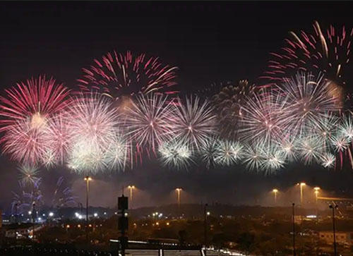 芮城县焰火晚会